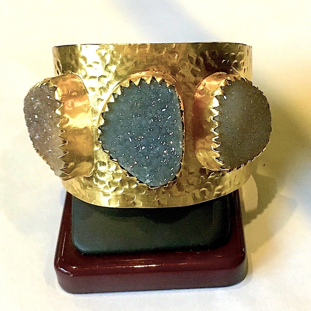 Druzy GP Cuff Bracelet